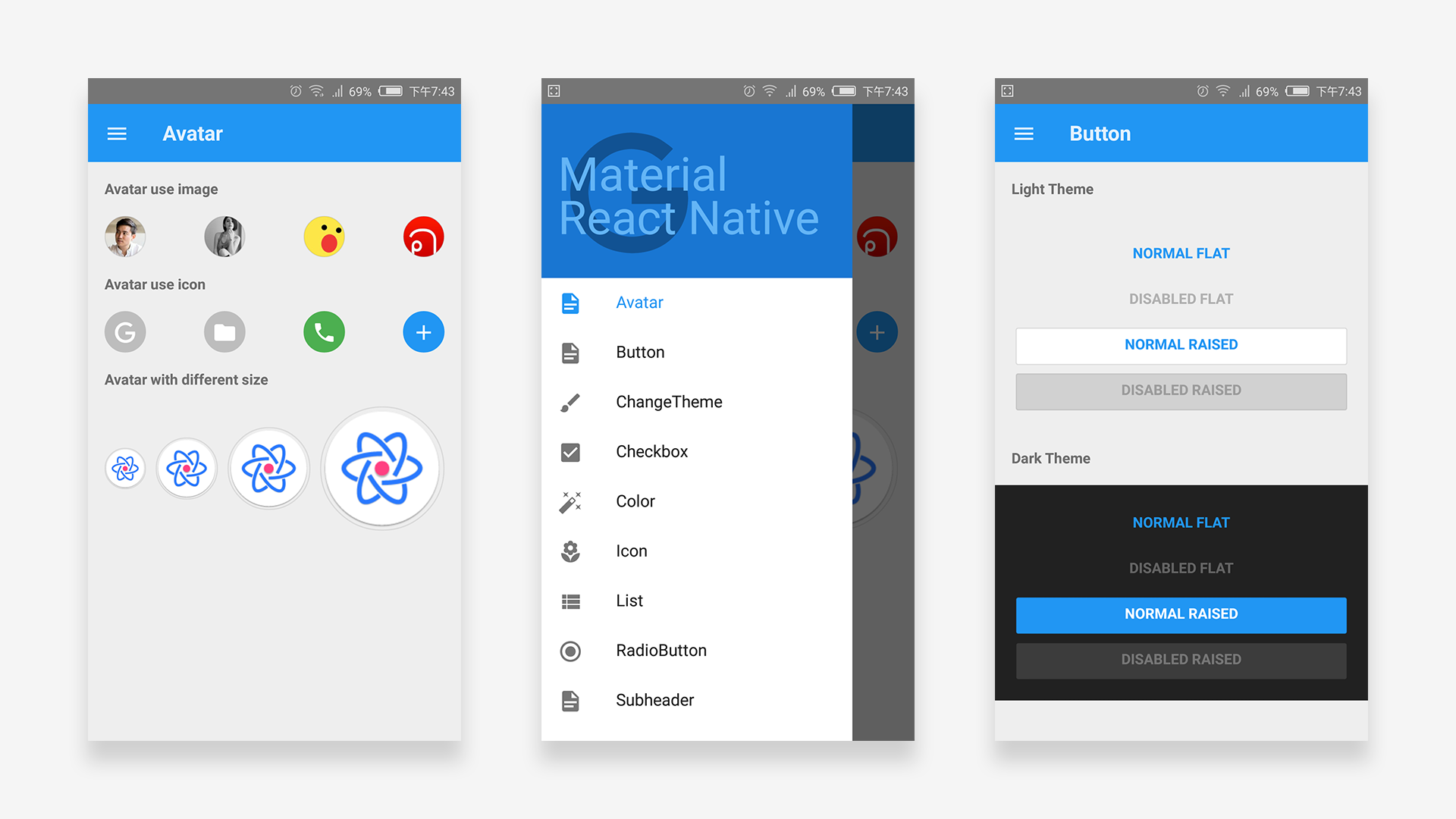 Material Design React Native